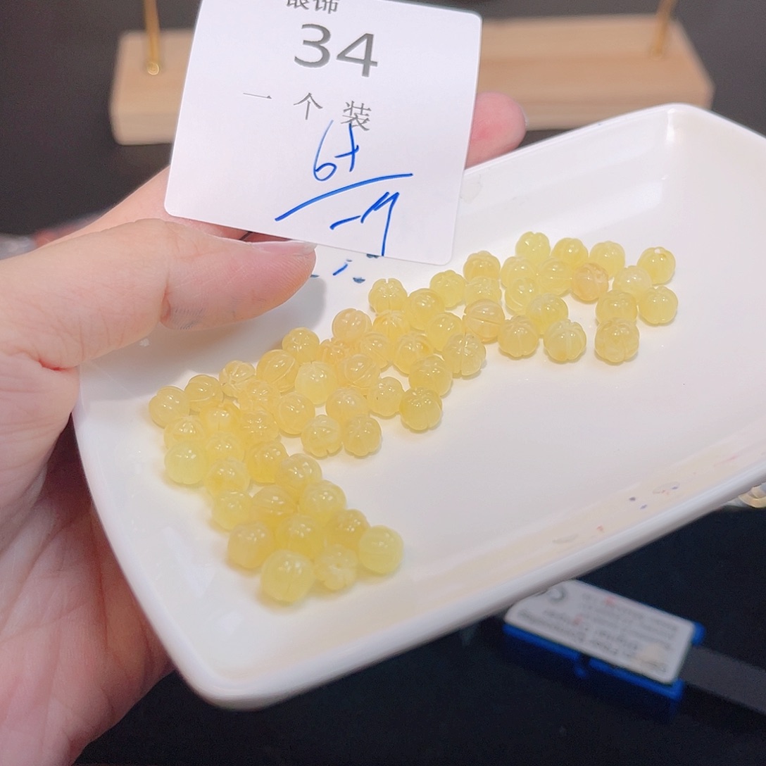 水晶珠宝半成品未镶嵌34 。