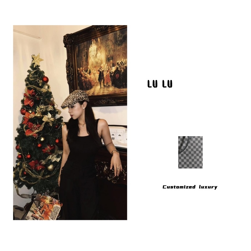 手工时尚真皮百搭女包 路格子 大包   NQP   棋盘格