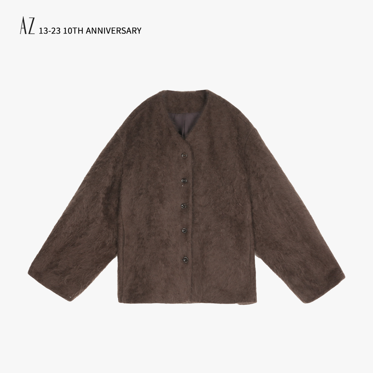 AZ-XJ 山羊绒拉毛咖外套 99816 新款NEW