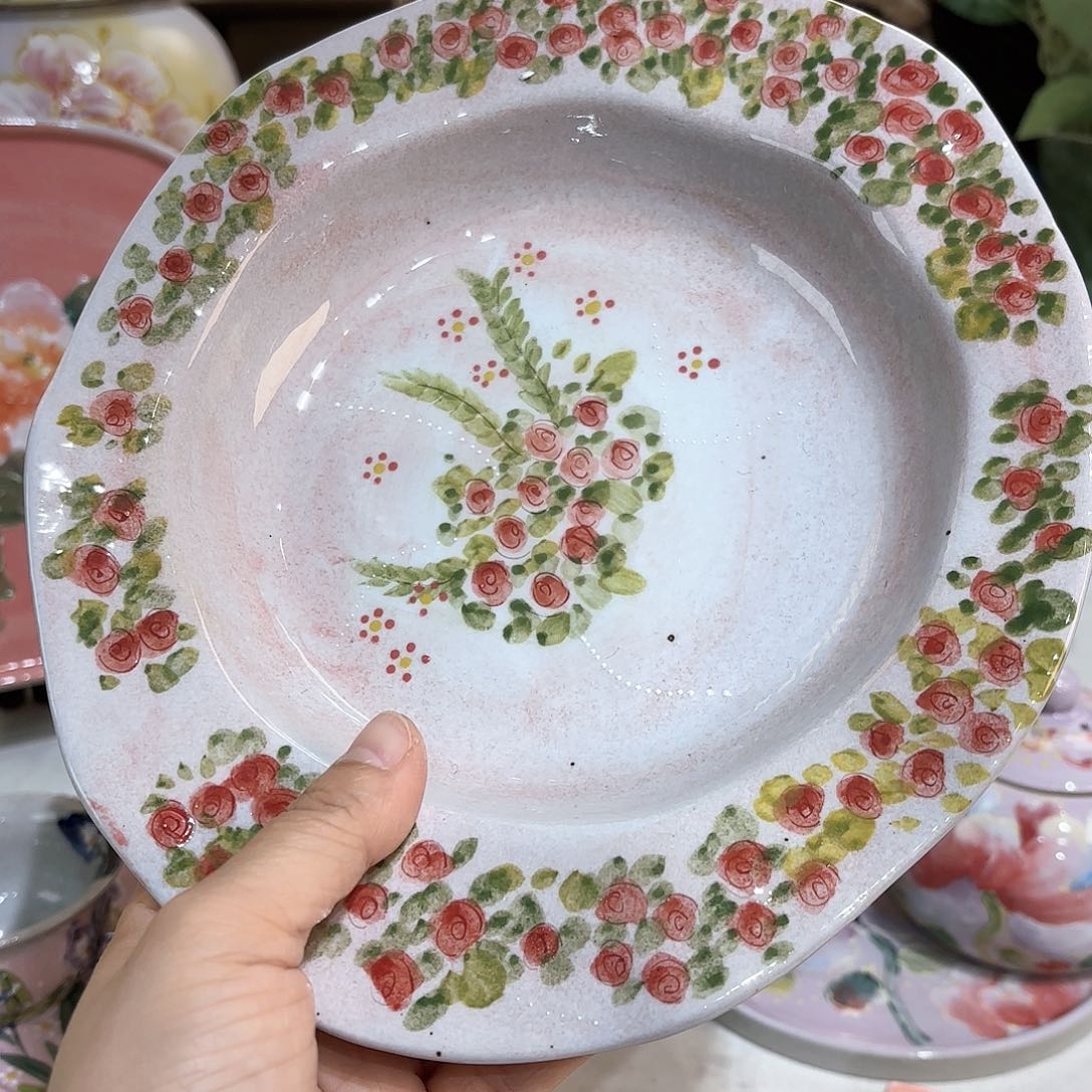 景德镇手绘高温釉下彩陶瓷茶具