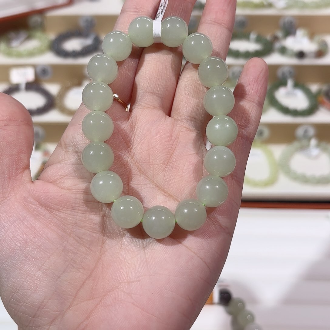 和田玉手链未镶嵌A113