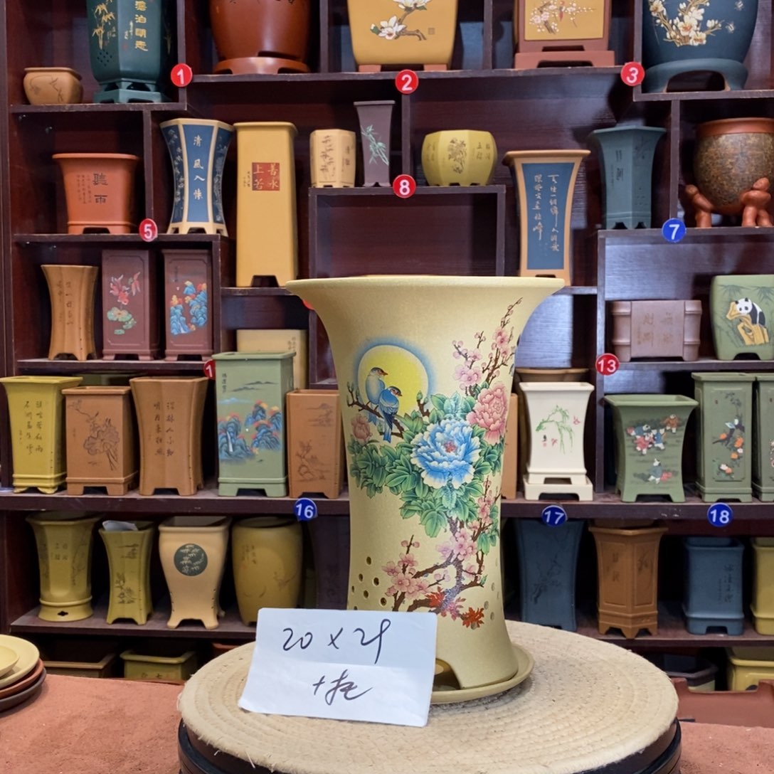 紫砂花盆紫砂艺术