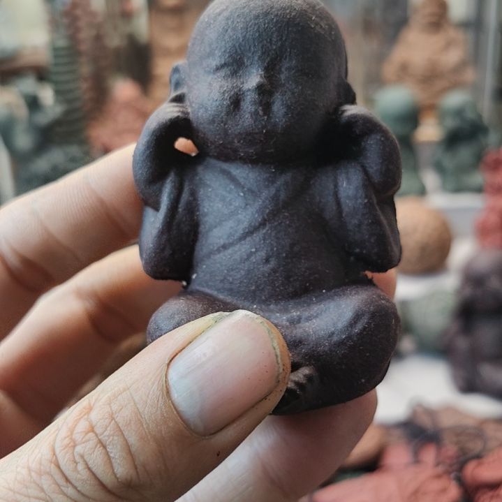 泥塑玫瑰香方不听小和尚瑕疵款福利价