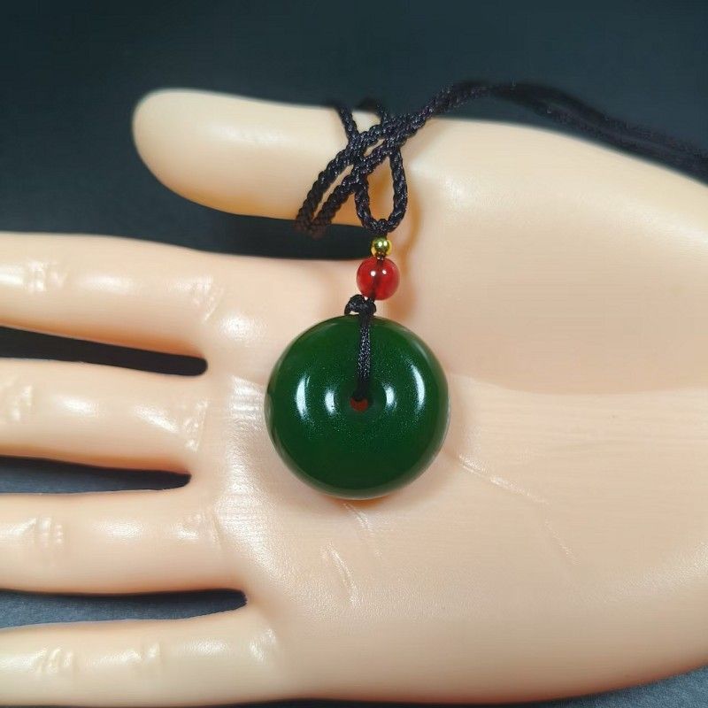 【新粉福利】新疆昆仑山料精品平安扣高货吊坠链接