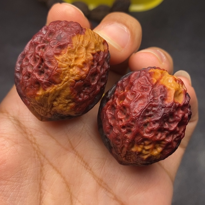 文玩核桃吊坠39尺蛇皮元宝