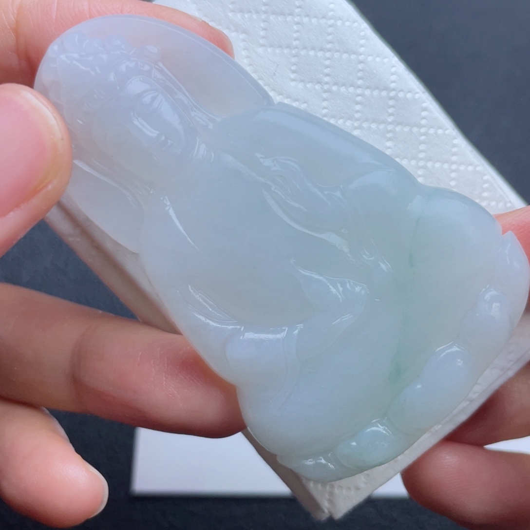 定制翡翠未镶嵌翡翠吊坠