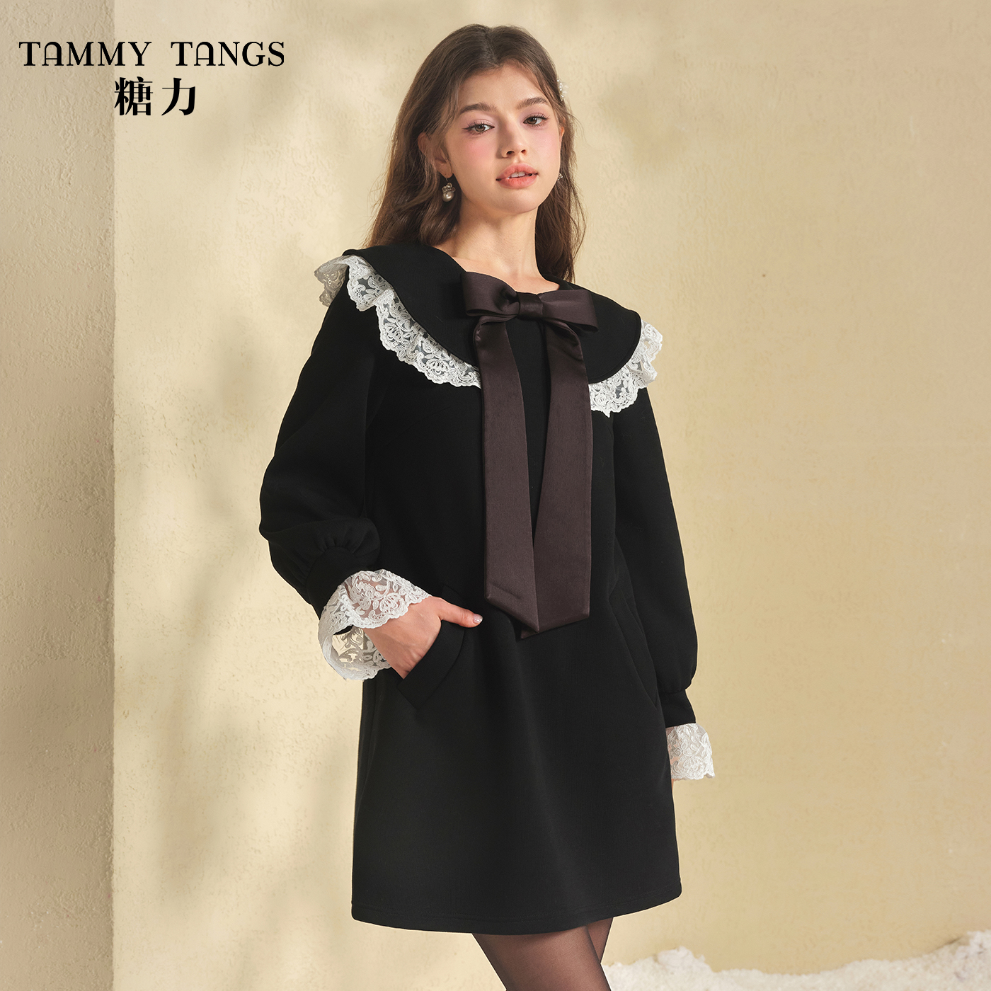 6717【金拐子专属】糖力加绒卫衣连衣裙TWRDQ36717