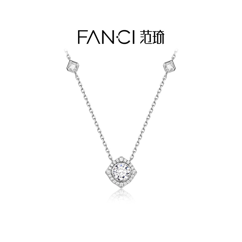 FANCI/范琦 坠链均925银 星光许愿池项链轻奢时尚小众