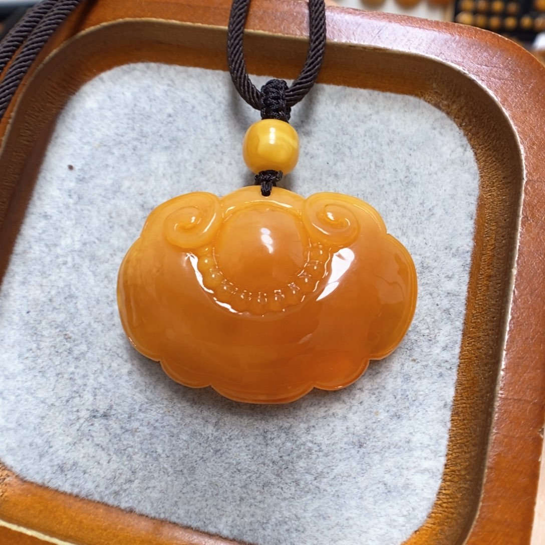 蜜蜡颈饰未镶嵌蜜蜡