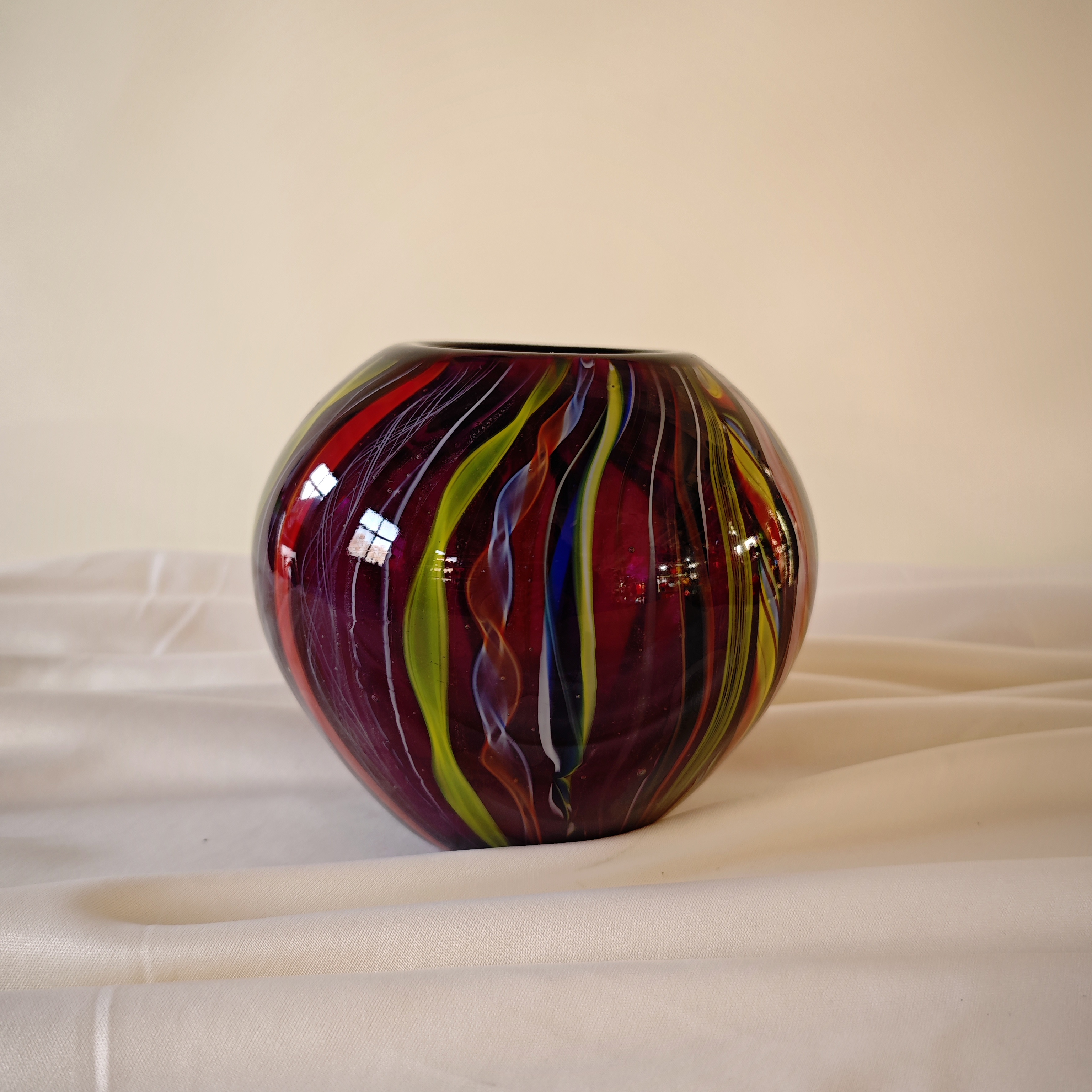 老美琉 茶彩色现代小摆件  13x15cm手工摆设复古