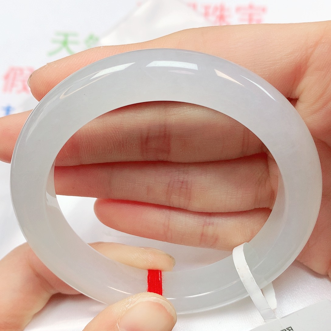 未镶嵌手镯翡翠花**华翡翠手镯54