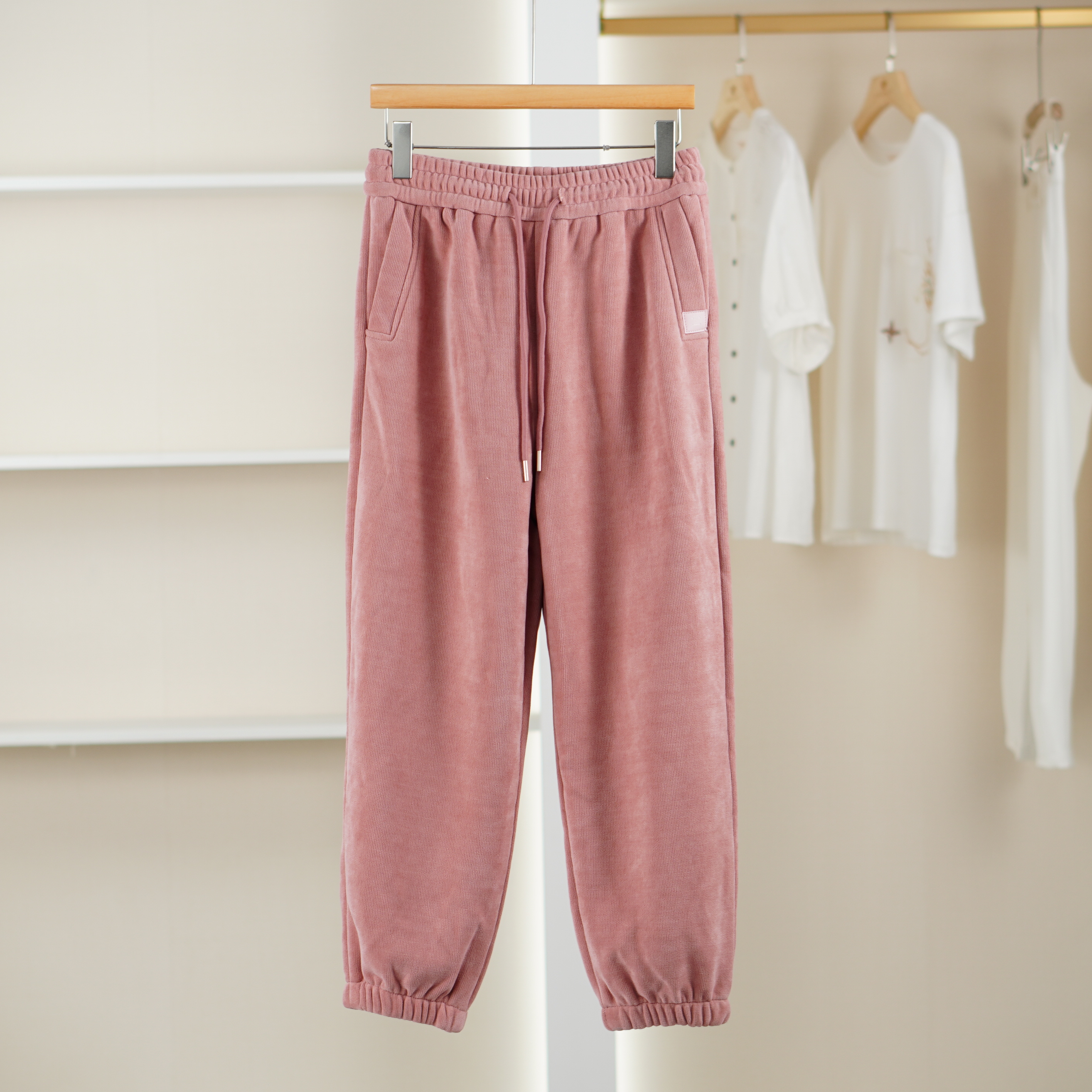 【麦笛·品牌新款】5081745 冬季简约厚款收脚休闲裤品牌女装