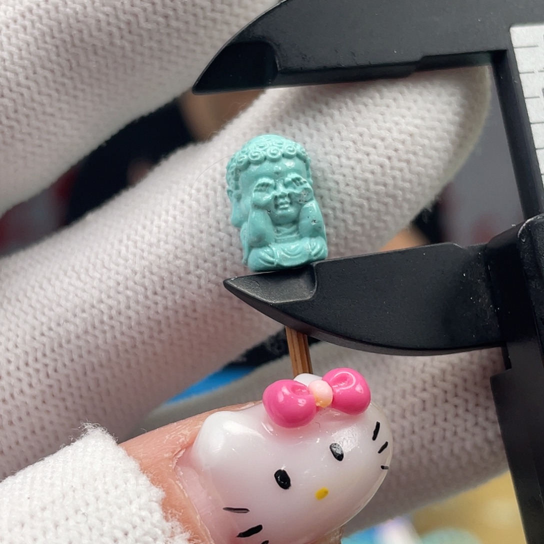 绿松石未镶嵌挂件