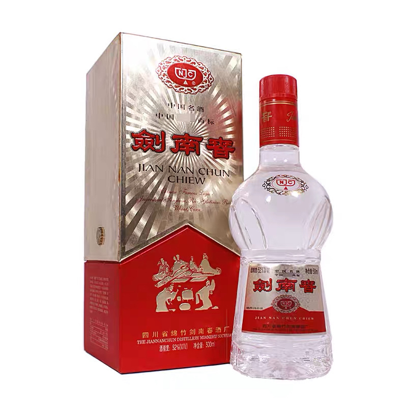 剑南春佛光剑插销02-05年（非全品相） 浓香型白酒  52度 500ml
