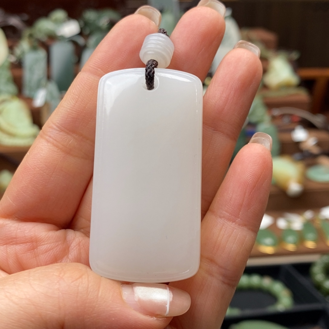 ℡***ヤ和田玉未镶嵌挂件