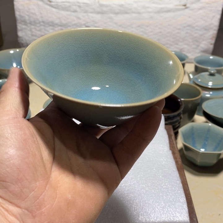 杯子原馆釉原产地汝瓷精品