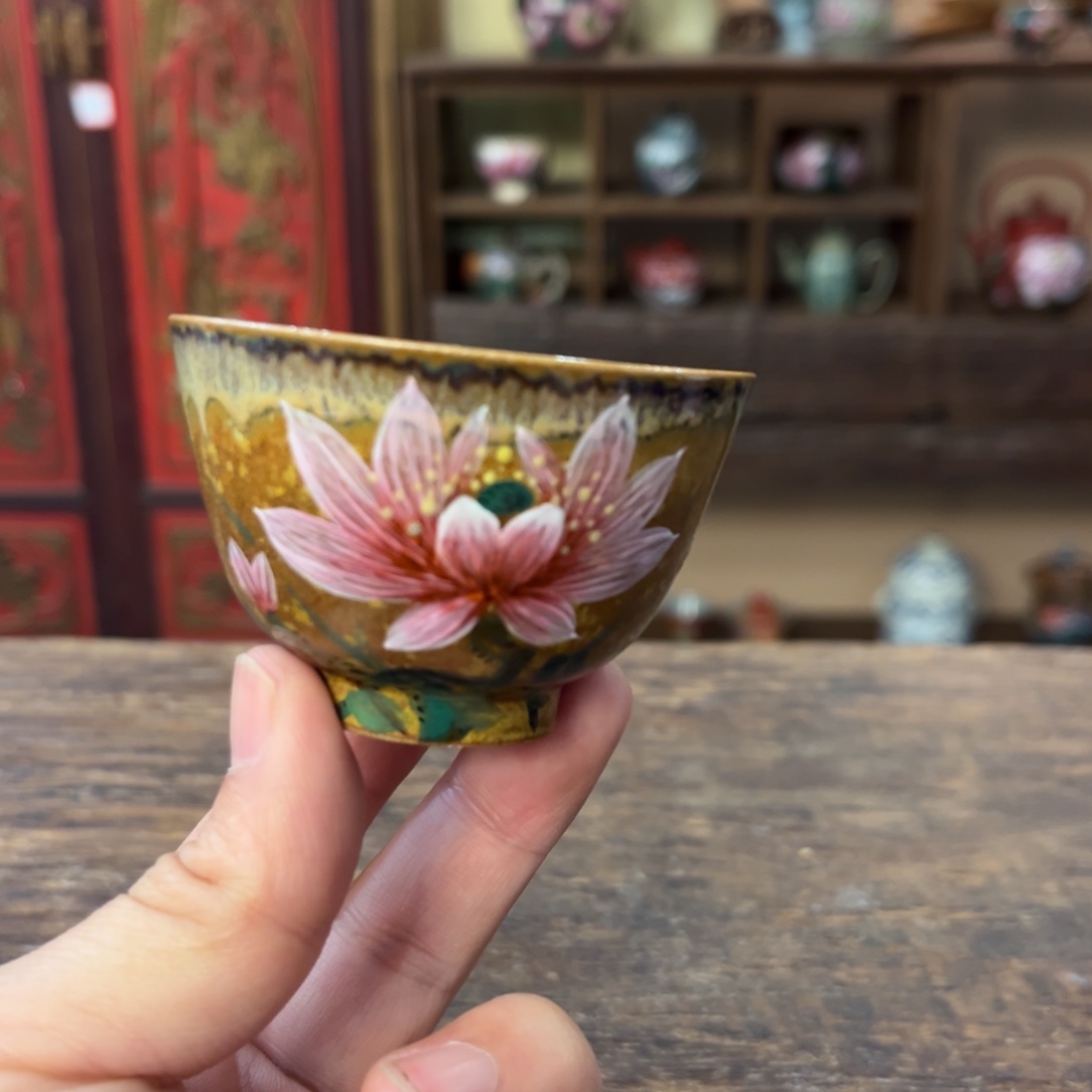 柴烧手工手绘陶瓷