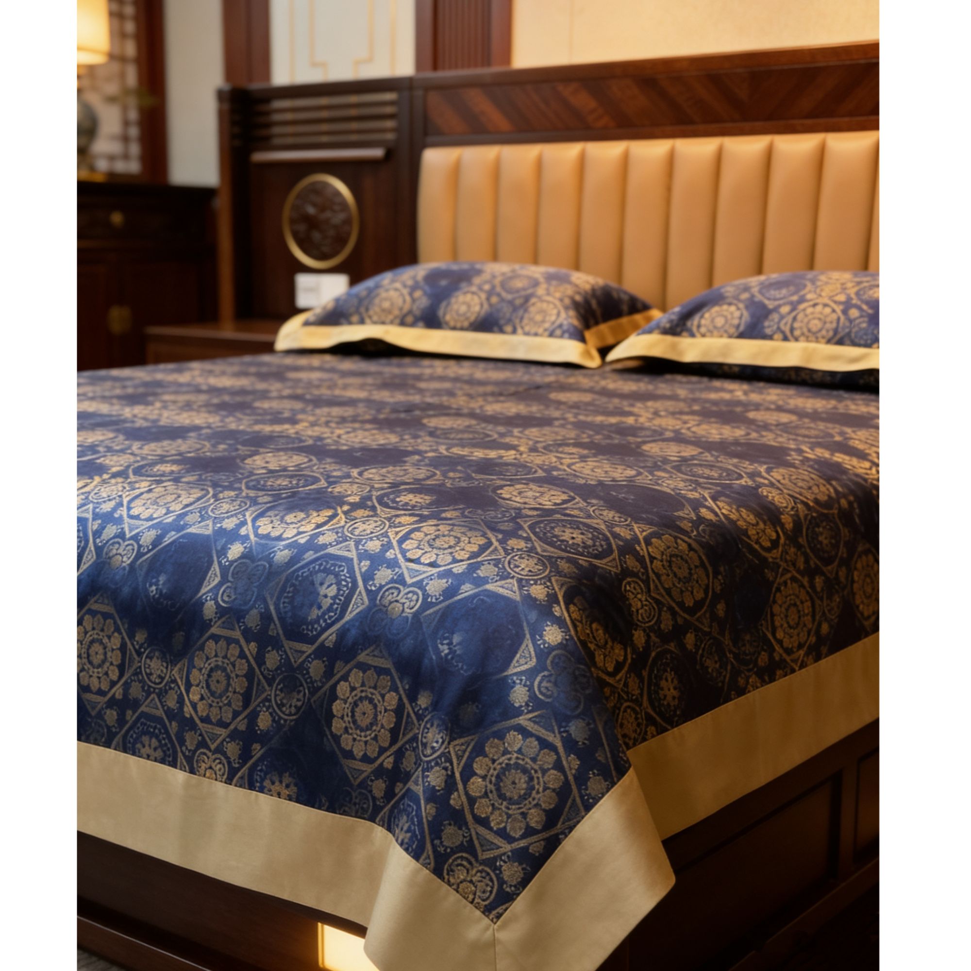 香云纱床单被套多件套Y0064