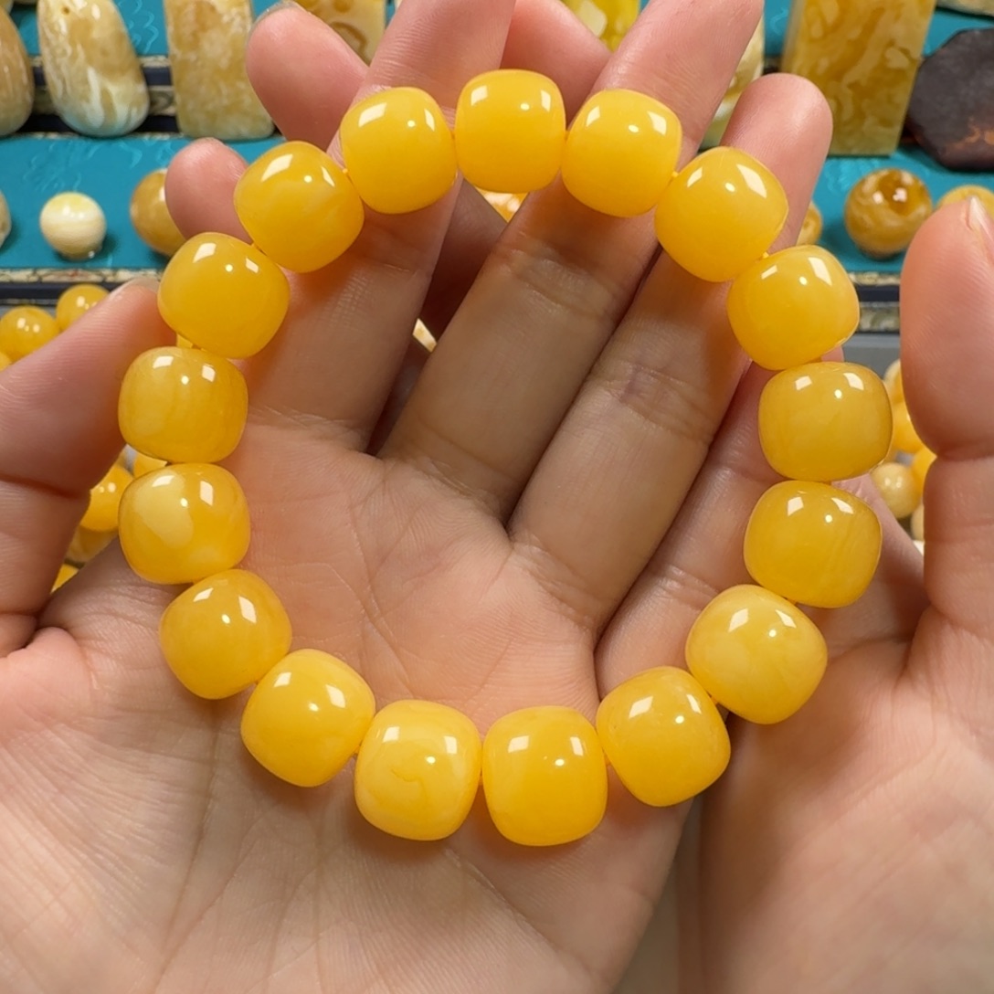 蜜蜡手链未镶嵌蜜蜡