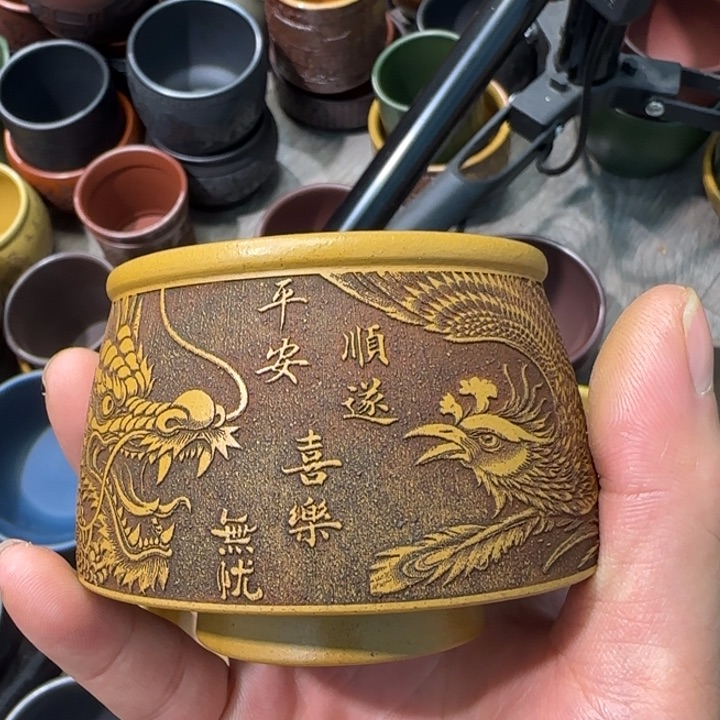 茶杯紫砂全手工制作工艺