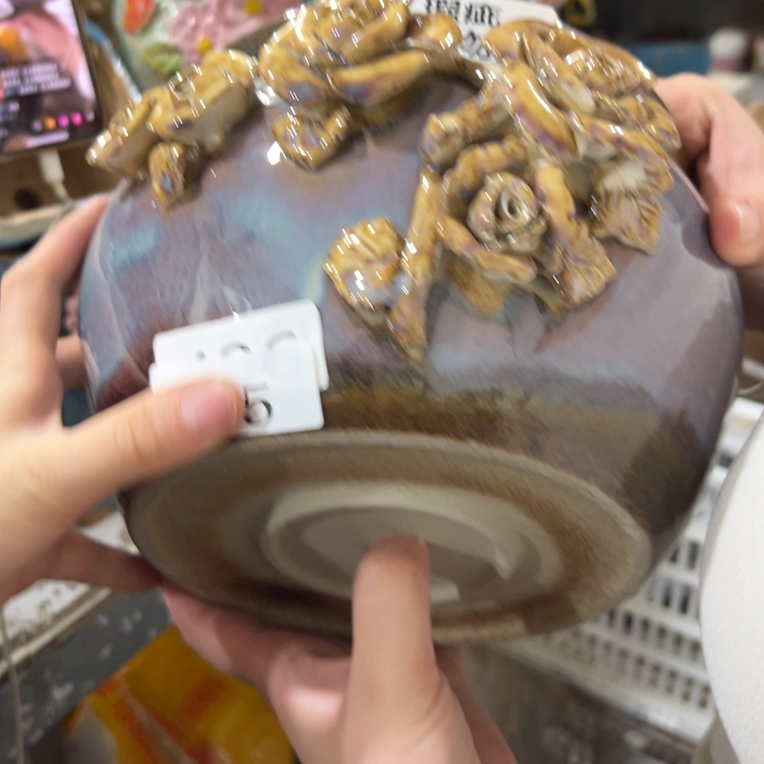 瑕疵895 满20发爱退拉黑多肉花盆