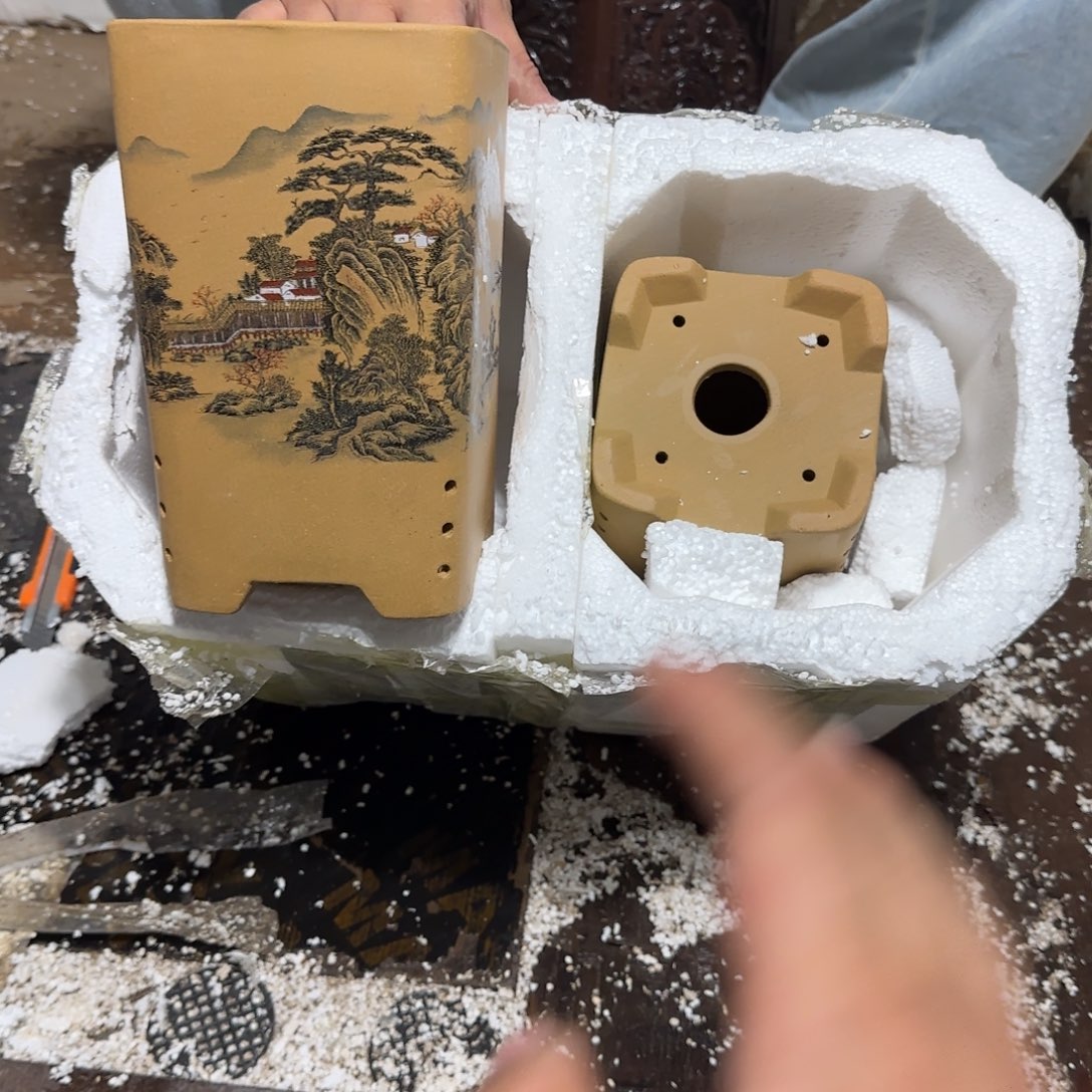 花盆紫砂口径14.20口径