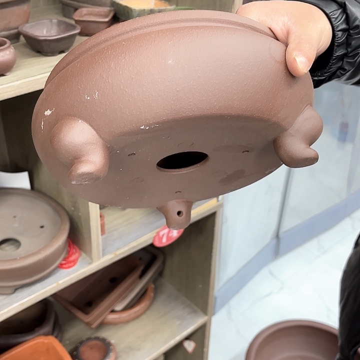 紫砂花盆紫砂的味道很好