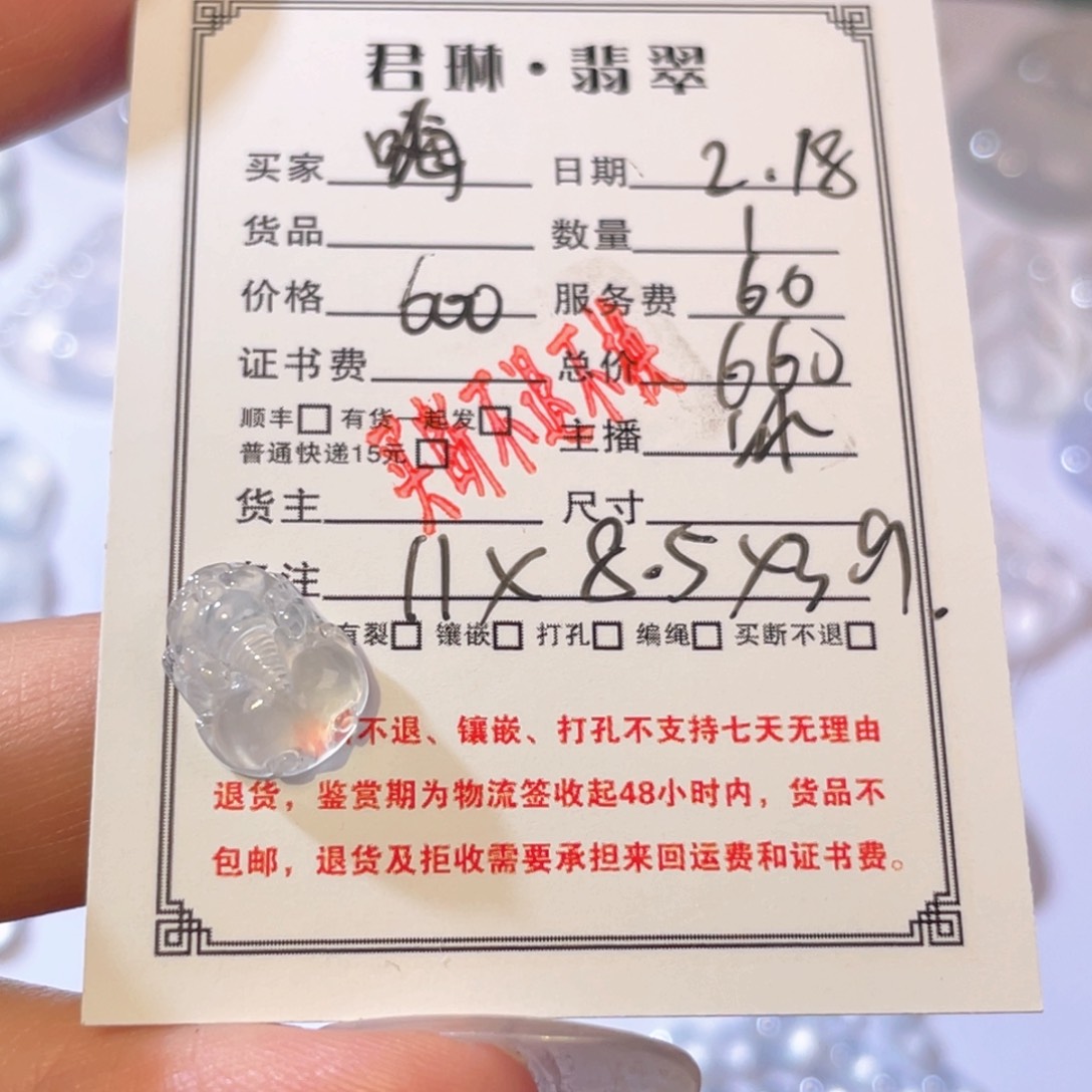 翡翠颈饰未镶嵌嗨裸石