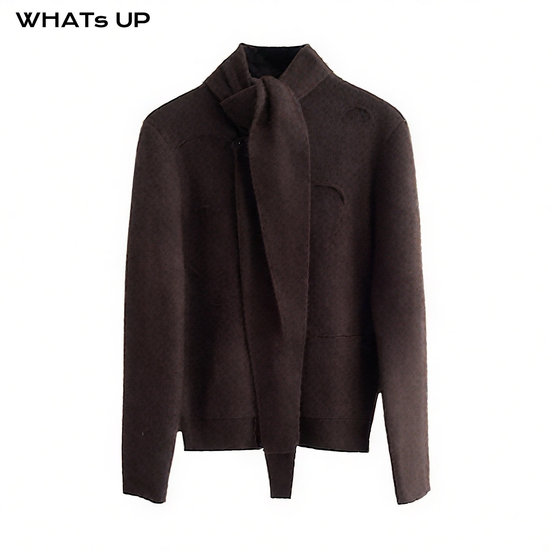 JACQUESWEI 25AW 设计师品牌 破洞针织衫WHATsUP