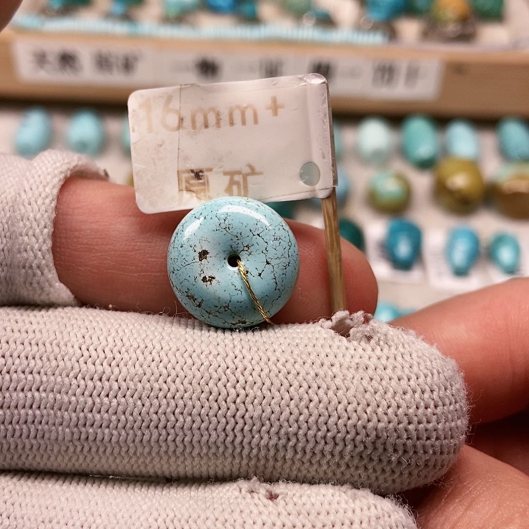 未镶嵌绿松石珠宝半成品