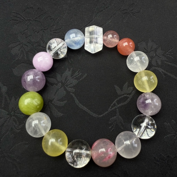 天然多宝水晶设计款-Y105多样性发其一