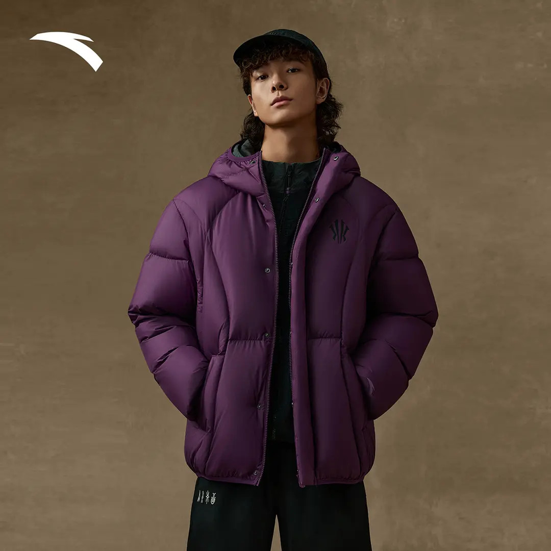 【降温补贴】安踏凯里·欧文面包羽绒服男女冬保暖休闲172541910N