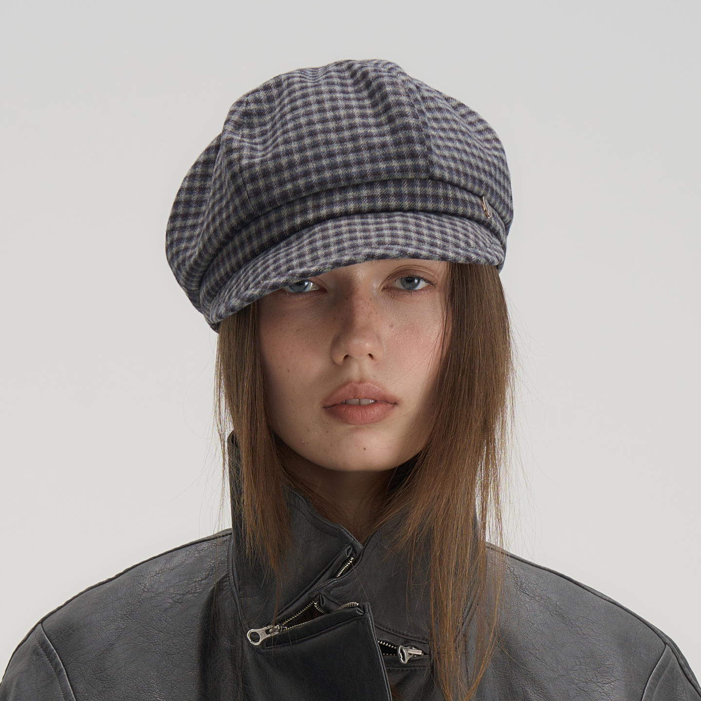 JOJOKUR暗黑系经典报童帽细格进口羊毛小众设计狙击审美不顾一切