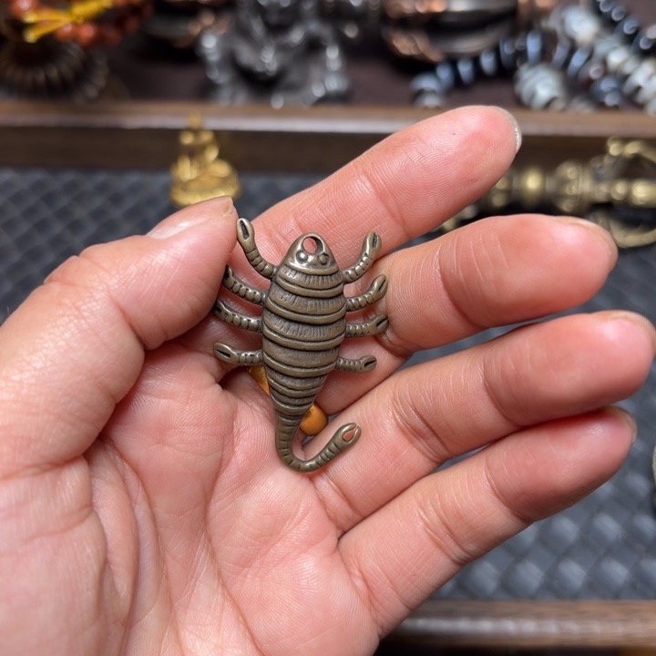 玻璃颈饰藏传喜马拉雅