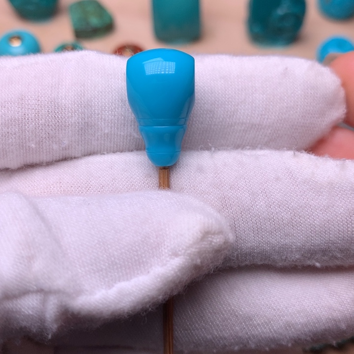 绿松石三通10.5未镶嵌