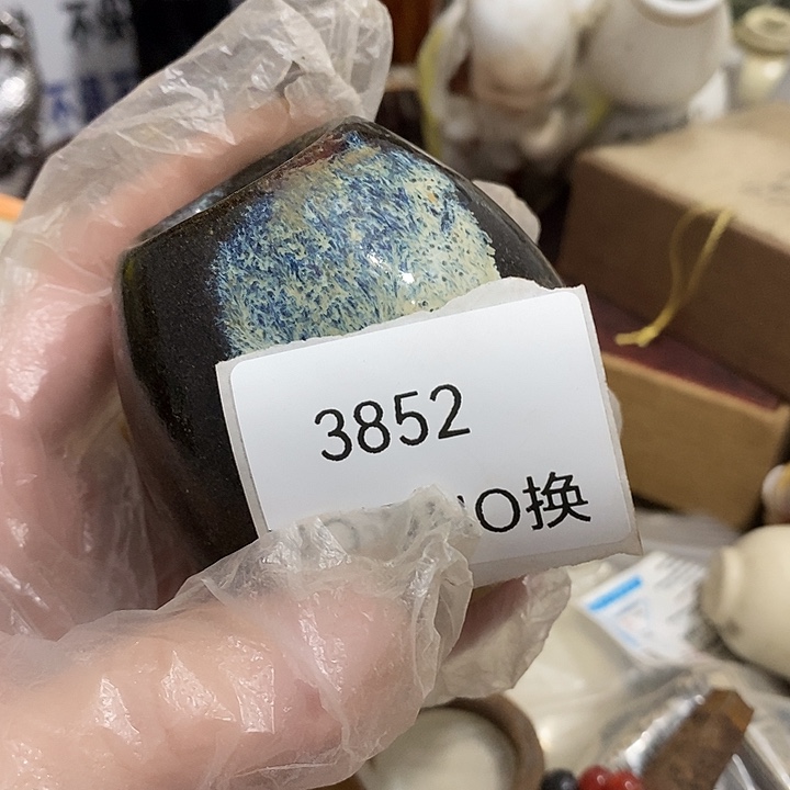 景***哥瓷片3852号工艺品