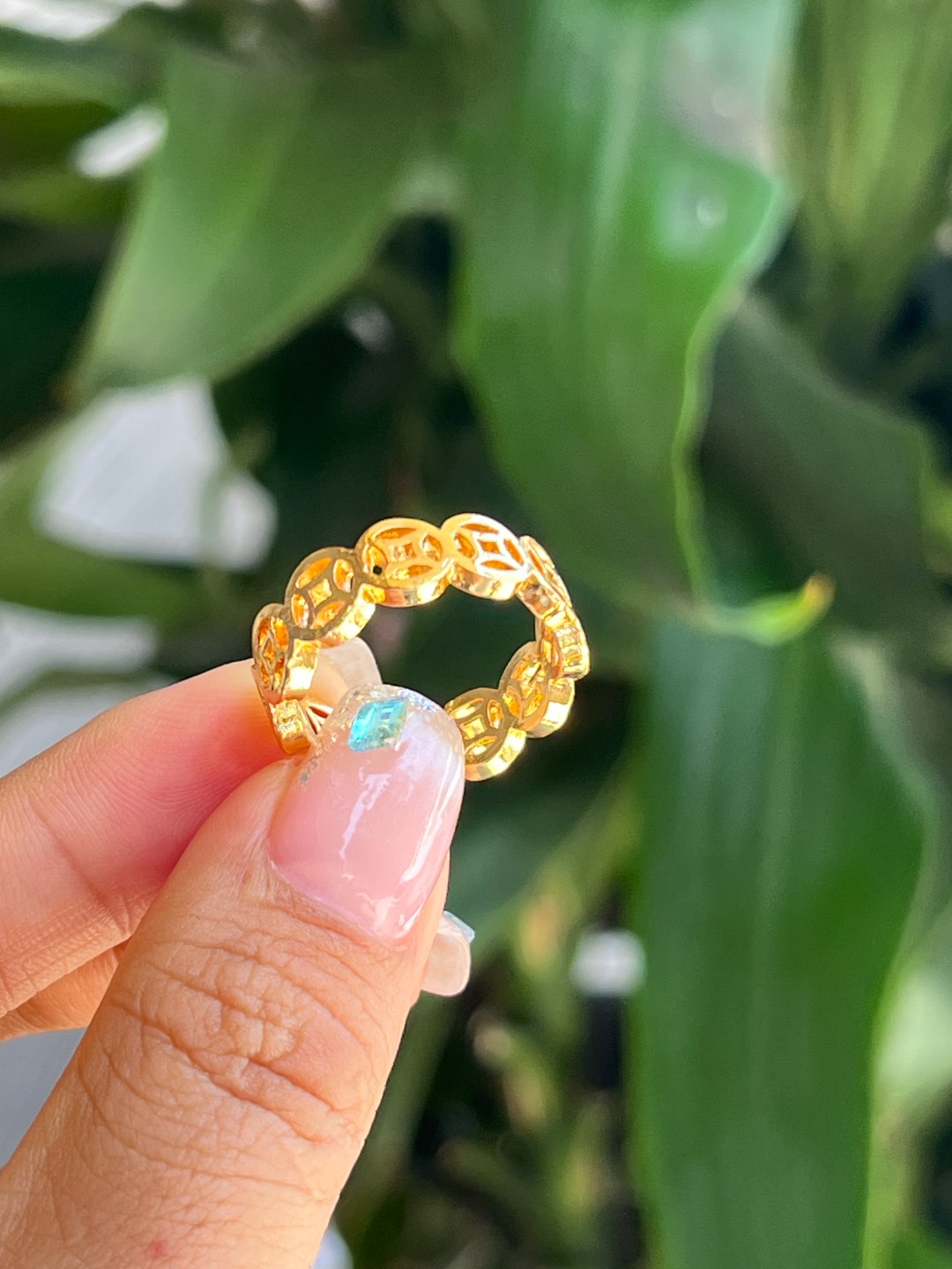 815精工钱币戒指