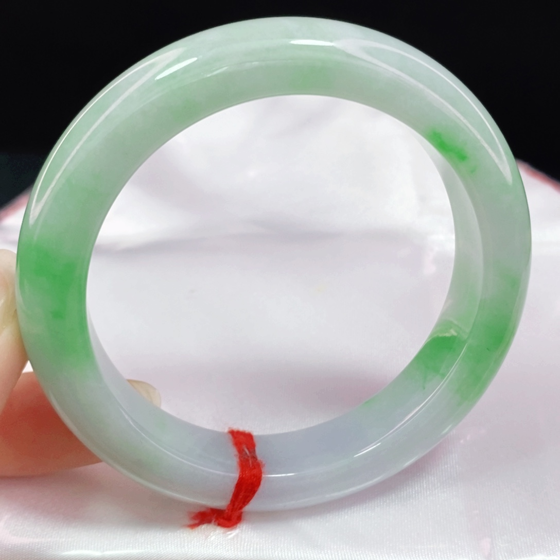 未镶嵌手镯翡翠54.3正圈