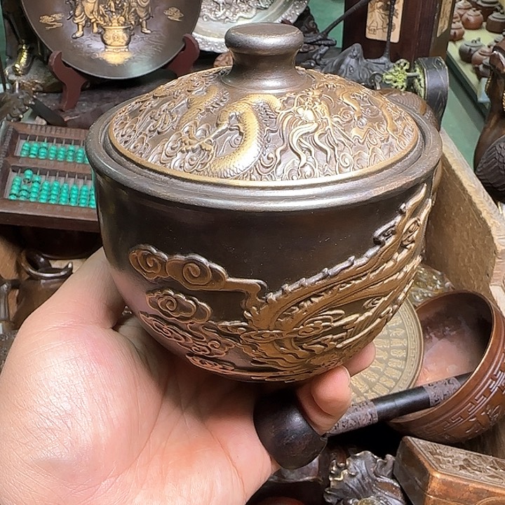 铜器办公室茶室摆件