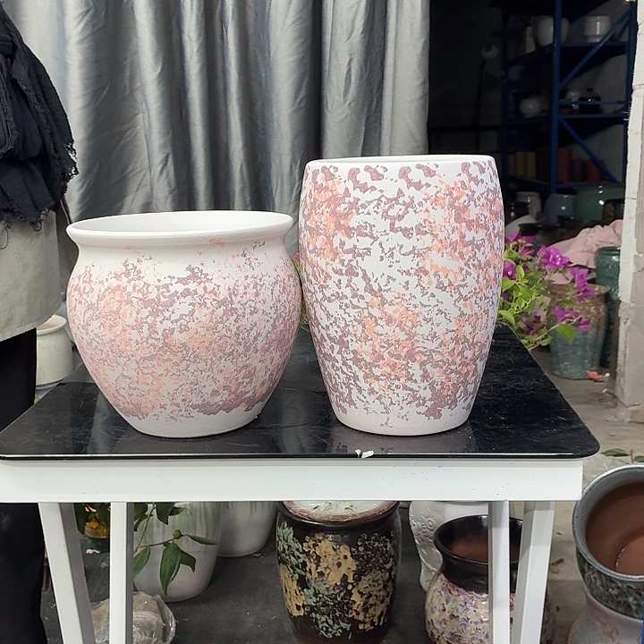 16×24-19×20 -粗陶花盆有孔-买买买