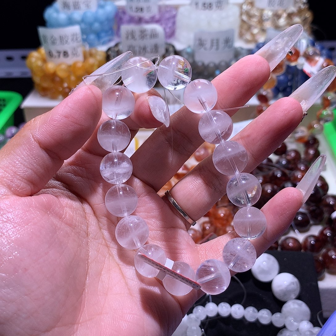 水晶银S925镶嵌手链