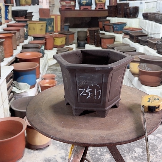 紫砂花盆源头工厂清仓处理9号