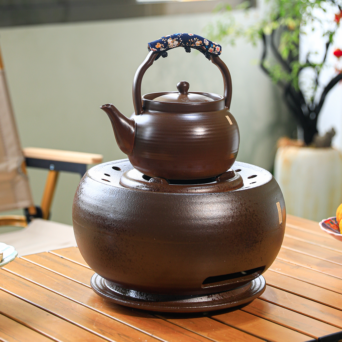 新款围炉提梁煮茶壶