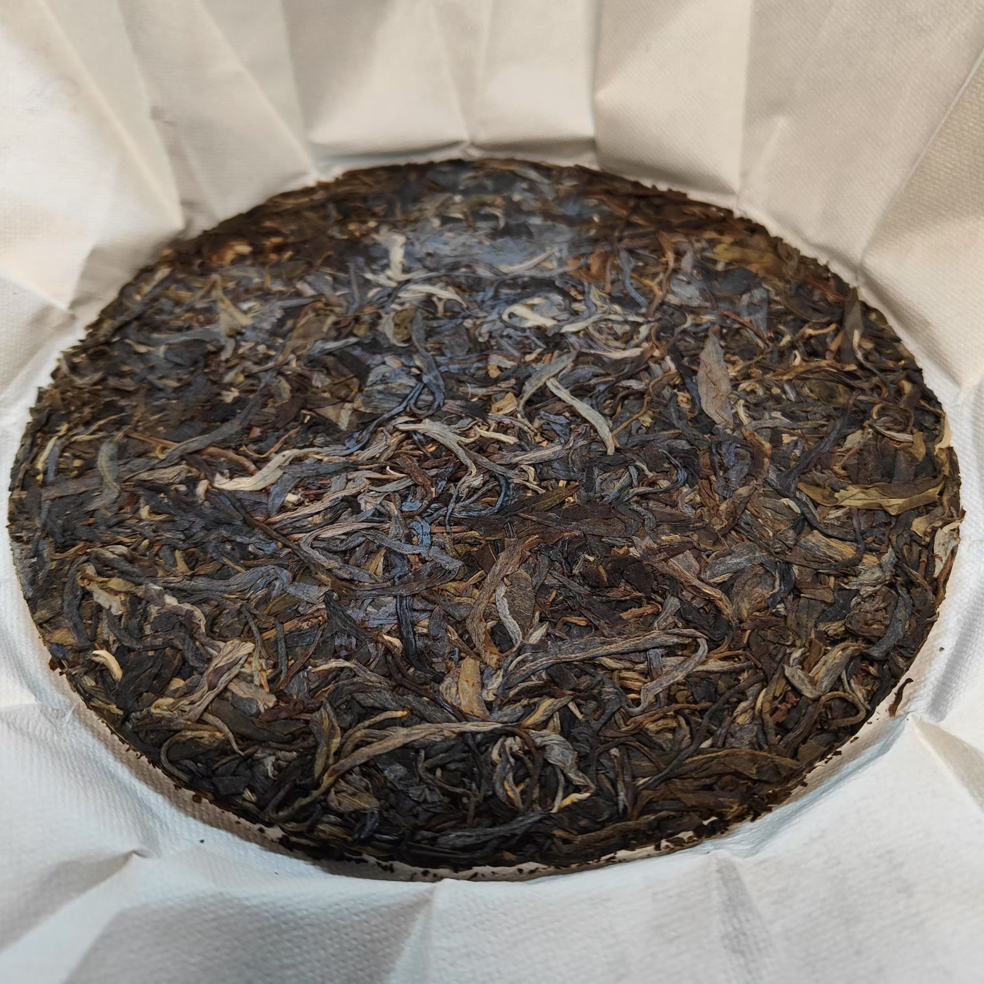 袁乾利贞茶号八十年代红标生茶