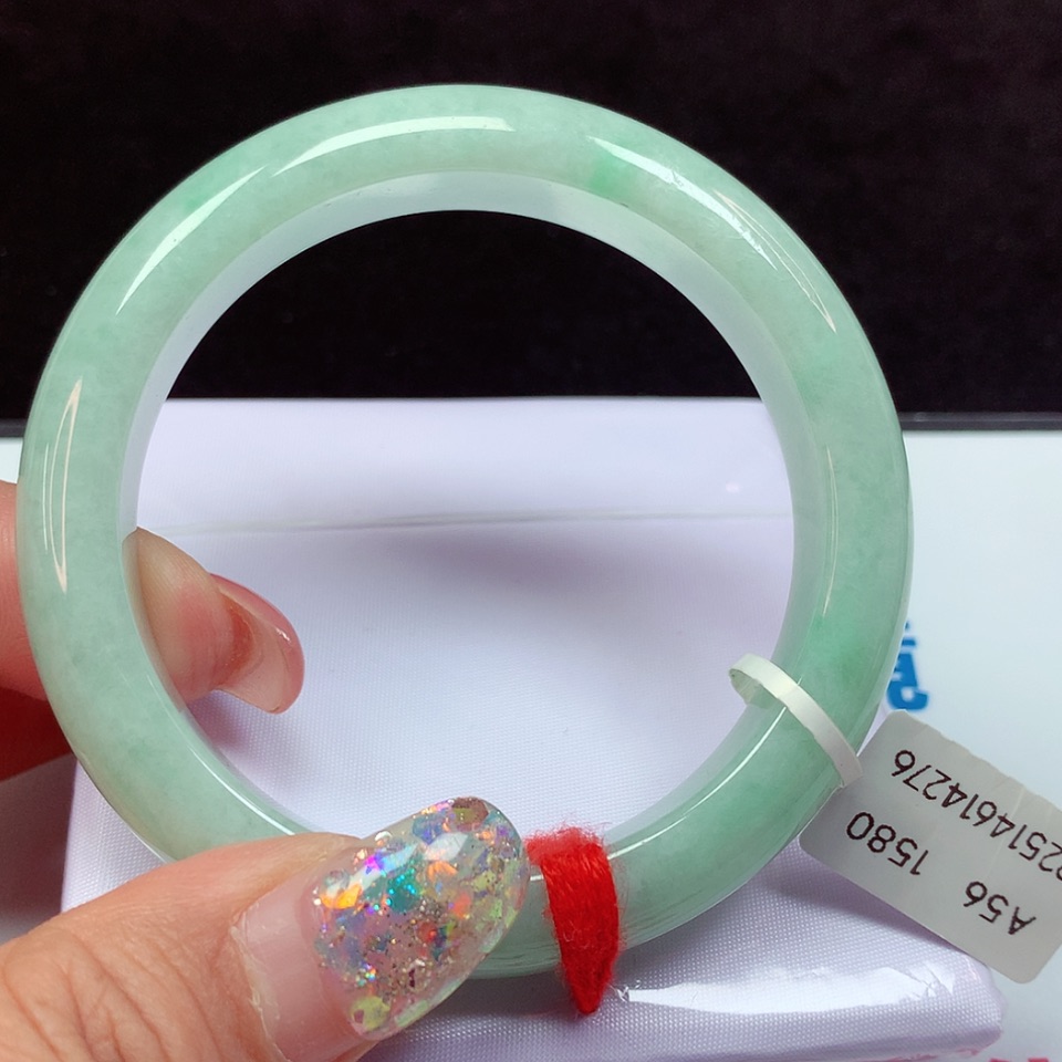 【闪购商品】翡翠手镯未镶嵌天然翡翠手镯56