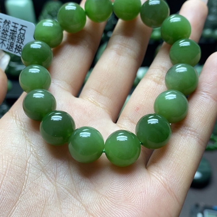 和田玉手串未镶嵌