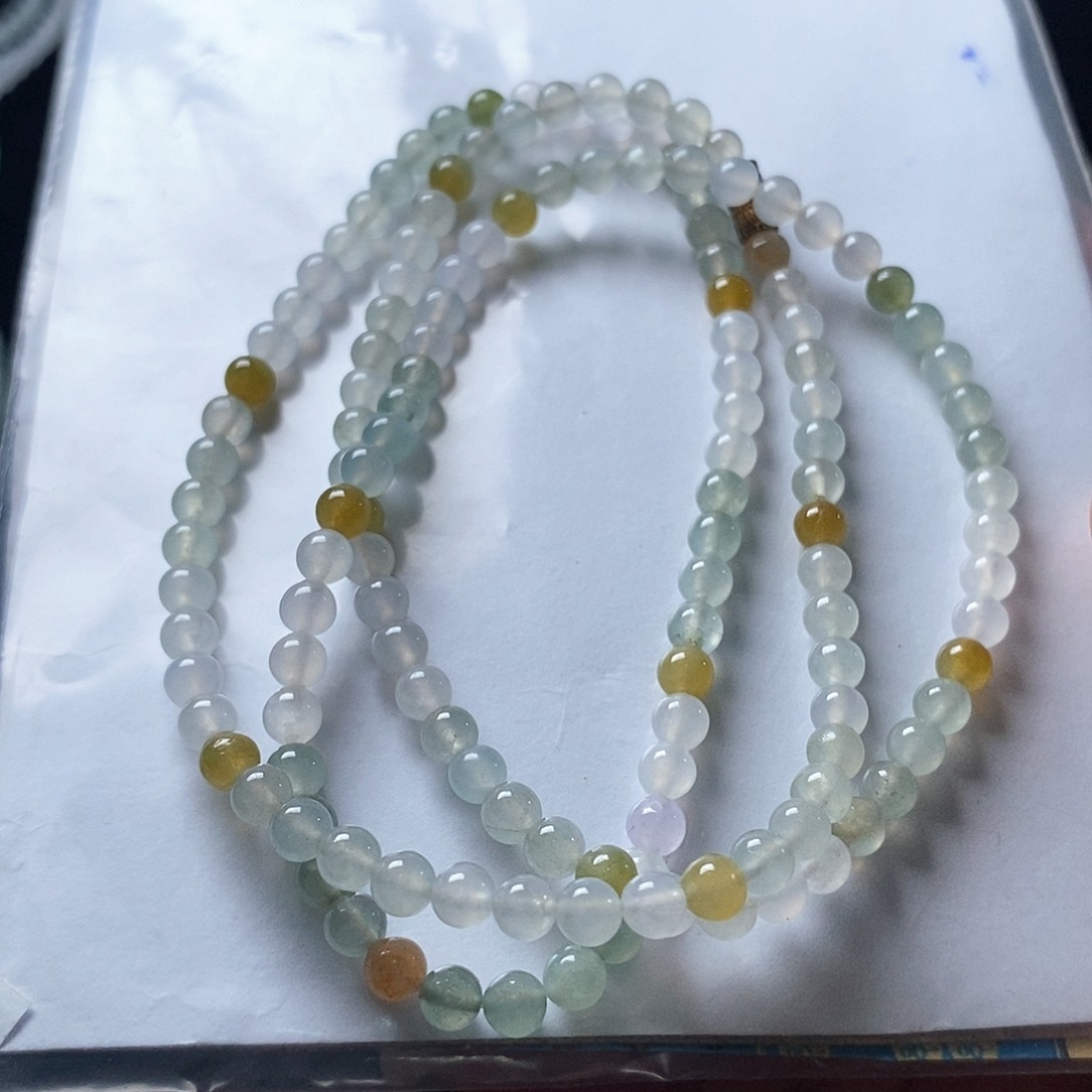 定制翡翠未镶嵌翡翠定制项链