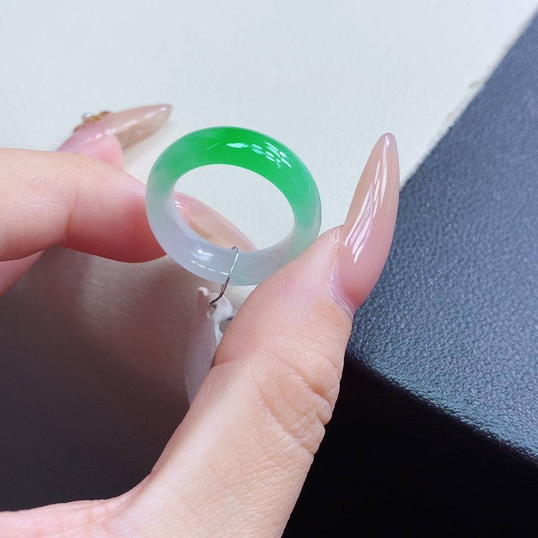 未镶嵌戒指翡翠13号