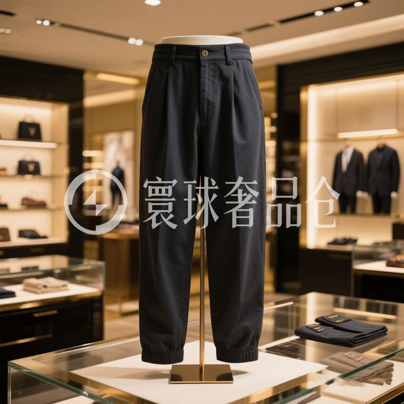 【18号链接-MM侧边条纹】小众设计师重磅款潮流男女同款长裤-105C