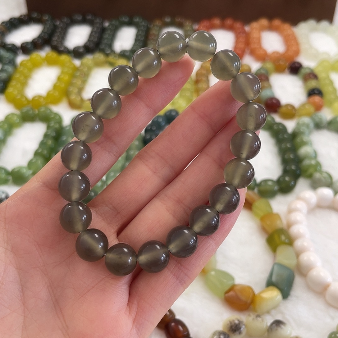 蛇纹石玉未镶嵌手串